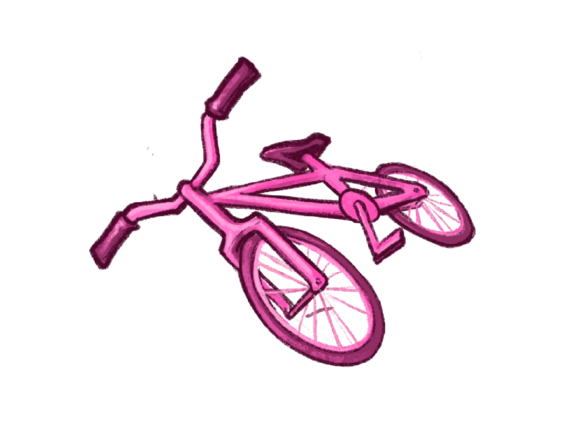 Ein Fahrrad